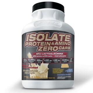 Foto 1 | Foto 1 | Isolate Protein y Amino Zero Food y Nutrition Technologies 3,500 Gr 7.7 Lbs Whey Sabor Vainilla Francesa