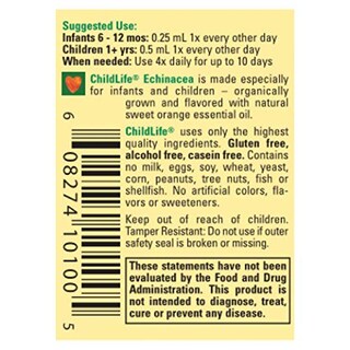 Foto 6 | Foto 6 | Suplemento Childlife Essentials Liquid Echinacea 30 Ml Kids - Venta Internacional.