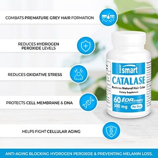 Foto 2 | Foto 2 | Suplemento Supersmart Catalase 500 Mg Antienvejecimiento 60 Cápsulas - Venta Internacional.