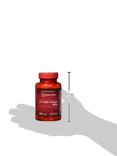 Foto 4 | Foto 4 | Suplemento De Vinagre De Sidra De Manzana Puritan's Pride, 600 Mg, 200 Tabletas - Venta Internacional.
