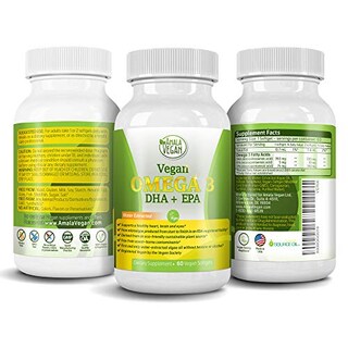 Foto 1 | Foto 1 | Suplemento Amala Vegan Potent Vegan Omega 3 Dha Epa Dpa 2 Ml - Venta Internacional.
