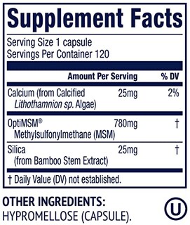 Foto 4 | Foto 4 | Suplemento Vimergy Msm Con Sílice Y Calcio 120 Cápsulas - Venta Internacional.