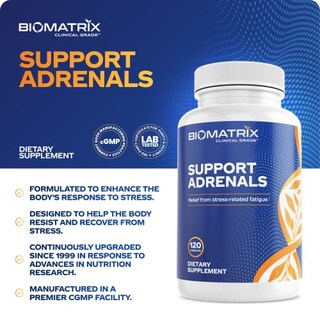 Foto 4 | Foto 4 | Suplemento Biomatrix Adrenal Fatigue Support 120 Cápsulas - Venta Internacional.