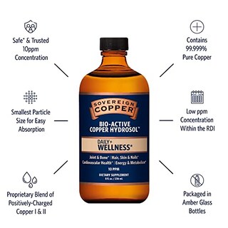 Foto 3 | Foto 3 | Suplemento De Hidrosol De Cobre Bioactivo De Sovereign Copper, 240 Ml - Venta Internacional.