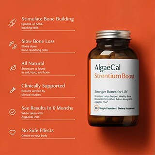 Foto 4 | Foto 4 | Suplemento Algaecal Strontium Boost 680 Mg Para La Densidad Ósea - Venta Internacional.