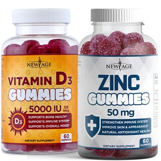 Foto 1 | Foto 1 | Gomitas Vitamina D3 New Age Immune Defense 5000 Ui 2 Piezas - Venta Internacional