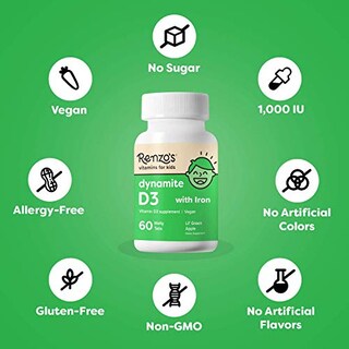 Foto 2 | Foto 2 | Suplemento De Vitamina D3 Renzo's Dynamite D3 1000 Ui Kids - Venta Internacional.