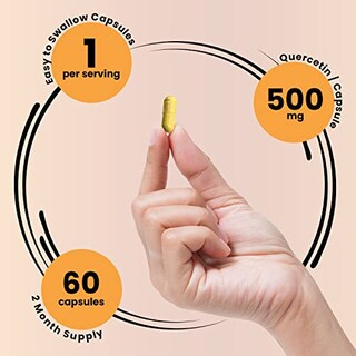 Foto 4 | Foto 4 | Suplemento Genex Quercetina 500 Mg 60 Cápsulas Para Apoyar El Sistema Inmunológico - Venta Internacional.