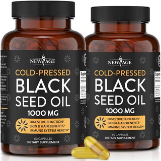 Foto 1 | Foto 1 | Cápsulas Blandas De Aceite De Semillas Negras New Age Premium Prensadas En Frío - Venta Internacional.
