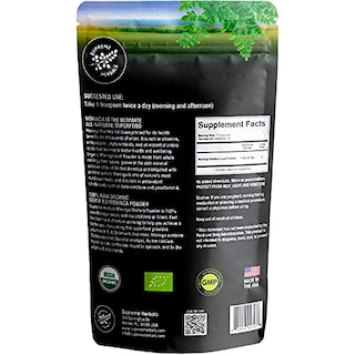 Foto 2 | Foto 2 | Polvo De Hoja De Moringa Supreme Herbals, 240 Ml, Certificado Orgánico - Venta Internacional.