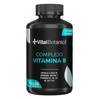 Foto 1 | Foto 1 | Complejo B Vitaminas B1 B2 B3 B5 B12 200 Caps Vitalbotanics