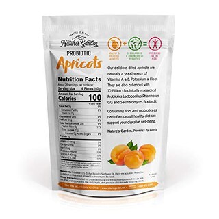 Foto 3 | Foto 3 | Albaricoques Secos Probióticos Nature's Garden, 1 Kg (paquete De 1) - Venta Internacional.