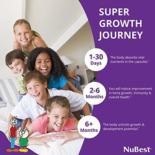 Foto 6 | Foto 6 | Suplemento Nubest Tall Powerful Growth Para Niños Mayores De 5 Años - Venta Internacional.