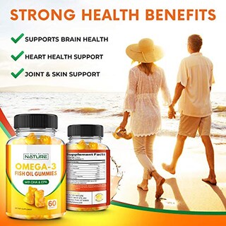 Foto 6 | Foto 6 | Gomitas De Aceite De Pescado Omega 3 De Supplement Built By Nature 60 Unidades - Venta Internacional.