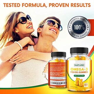 Foto 7 | Foto 7 | Gomitas De Aceite De Pescado Omega 3 De Supplement Built By Nature 60 Unidades - Venta Internacional.