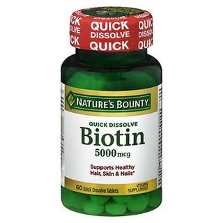 Foto 1 | Foto 1 | Suplemento De Biotina Nature's Bounty, Tabletas De 5000 Mcg, 60 Tabletas - Venta Internacional.