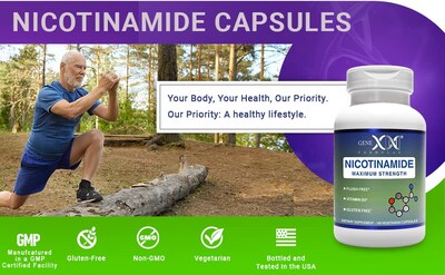 Foto 4 | Foto 4 | Suplemento Genex De Nicotinamida 500 Mg 100 Cápsulas De Vitamina B3 - Venta Internacional.