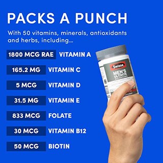 Foto 4 | Foto 4 | Multivitamínico Swisse Ultivite Daily Para Hombres 120 Comprimidos - Venta Internacional.