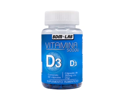 Foto 1 | Foto 1 | Suplemento Alimenticio Vitamina D35000iu Bdmlab de 60 Cápsulas