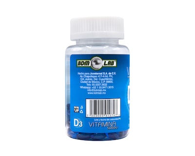Foto 3 | Foto 3 | Suplemento Alimenticio Vitamina D35000iu Bdmlab de 60 Cápsulas