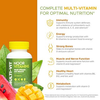 Foto 3 | Foto 3 | Suplemento Multivitamínico Diario Noorvitamins Para Adultos Durante 2 Meses - Venta Internacional.