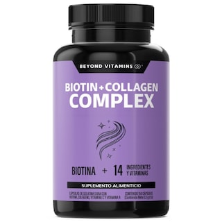 Foto 1 | Foto 1 | Suplemento Alimenticio Biotina Beyond Vitamins BEAUTY-150 con Colágeno y Vitaminas 150 Cápsulas