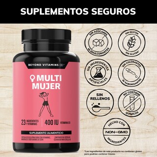 Foto 4 | Foto 4 | Multivitamínico para Mujeres Beyond Vitamins MULTI-WOMEN-150 con 24 Ingredientes y Vitaminas 150 Cápsulas
