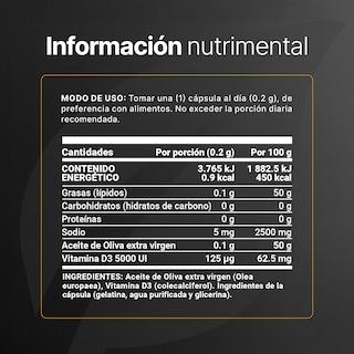 Foto 2 | Foto 2 | Suplemento B Life Vitamina D3 5000 Ui 300 Cápsulas Ingredientes Naturales