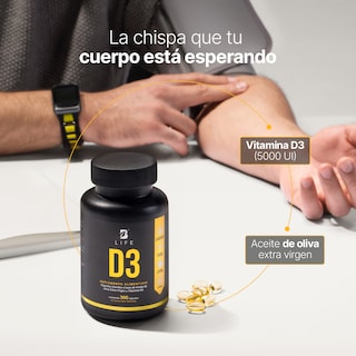 Foto 5 | Foto 5 | Suplemento B Life Vitamina D3 5000 Ui 300 Cápsulas Ingredientes Naturales