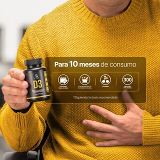 Foto 6 | Foto 6 | Suplemento B Life Vitamina D3 5000 Ui 300 Cápsulas Ingredientes Naturales