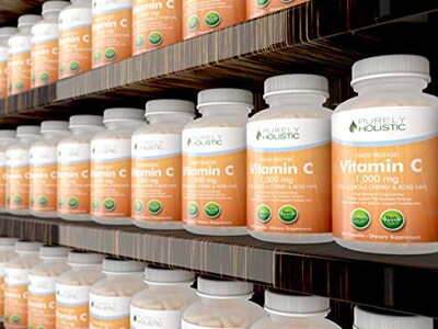 Foto 6 | Foto 6 | Suplemento De Vitamina C Puramente Holística, 1000 Mg, 365 Cápsulas - Venta Internacional.