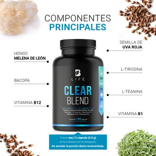 Foto 4 | Foto 4 | Suplemento Alimenticio B Life Clear Blend 180 Cápsulas