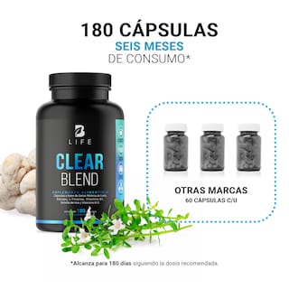 Foto 5 | Foto 5 | Suplemento Alimenticio B Life Clear Blend 180 Cápsulas