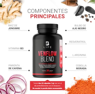 Foto 4 | Foto 4 | Venflow Blend de 180 Cápsulas Ingredientes Naturales. Venflow Blend B Life