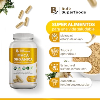 Foto 2 | Foto 2 | Suplementos Alimenticios A Base De Maca Oganica 100% Natural 180 Cápsula- Multivitaminico Hombre – M