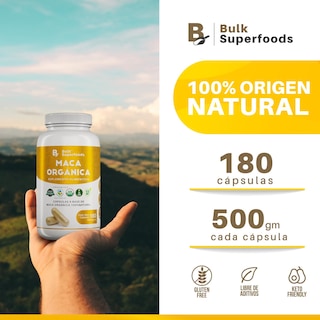Foto 3 | Foto 3 | Suplementos Alimenticios A Base De Maca Oganica 100% Natural 180 Cápsula- Multivitaminico Hombre – M