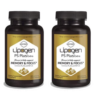 Foto 1 | Foto 1 | Suplemento Cerebral Lipogen Ps Plus Extra 60 Cápsulas Blandas Paquete de 2 - Venta Internacional