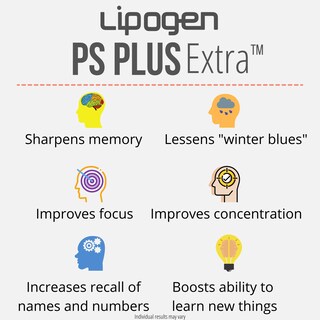 Foto 3 | Foto 3 | Suplemento Cerebral Lipogen Ps Plus Extra 60 Cápsulas Blandas Paquete de 2 - Venta Internacional