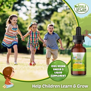 Foto 7 | Foto 7 | Suplemento Amala Vegan Omega 3 Para Niños Con Sabor A Limón Orgánico - Venta Internacional.
