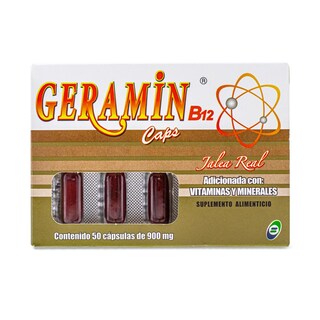 Foto 1 | Foto 1 | Geramin B12 Jalea Real Adicionada Con Vitamina y Minerales 50 Caps Bio Salud