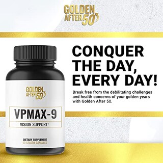 Foto 3 | Foto 3 | Suplemento Golden After 50 Vpmax-9 Vision Support 60 Cápsulas - Venta Internacional.