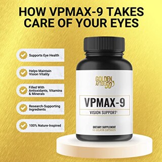Foto 4 | Foto 4 | Suplemento Golden After 50 Vpmax-9 Vision Support 60 Cápsulas - Venta Internacional.