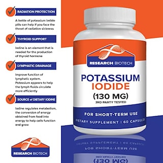 Foto 2 | Foto 2 | Suplemento De Yoduro De Potasio, 130 Mg, Tabletas, 60 Cápsulas - Venta Internacional.