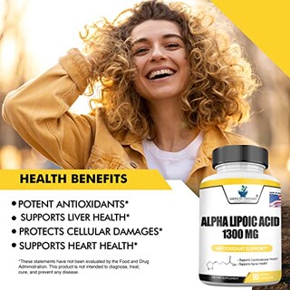 Foto 5 | Foto 5 | Suplemento American Standard Supplements Ácido Alfa Lipoico 1 - Venta Internacional.