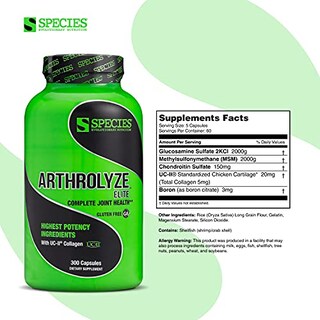 Foto 3 | Foto 3 | Supplement Species Nutrition Arthrolyze Joint Repair 300 Cap - Venta Internacional.