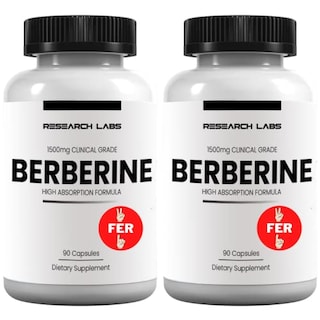 Foto 1 | Foto 1 | Supplement Research Labs Berberine Hcl 1500 Mg 180 Cápsulas - Venta Internacional.