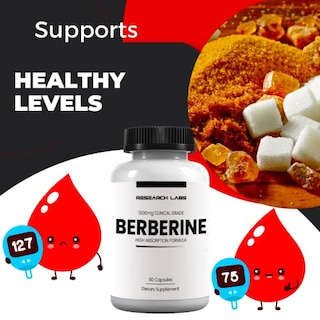 Foto 2 | Foto 2 | Supplement Research Labs Berberine Hcl 1500 Mg 180 Cápsulas - Venta Internacional.