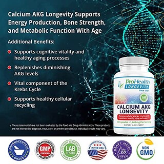 Foto 5 | Foto 5 | Suplemento Prohealth Longevity Calcium Akg 1000 Mg 60 Cápsulas - Venta Internacional.