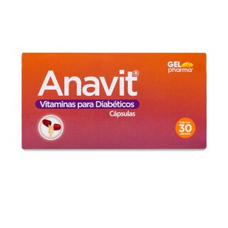 Foto 1 | Foto 1 | Vitaminas Gelpharma Anavit con 30 Cápsulas