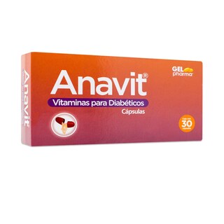 Foto 2 | Foto 2 | Vitaminas Gelpharma Anavit con 30 Cápsulas